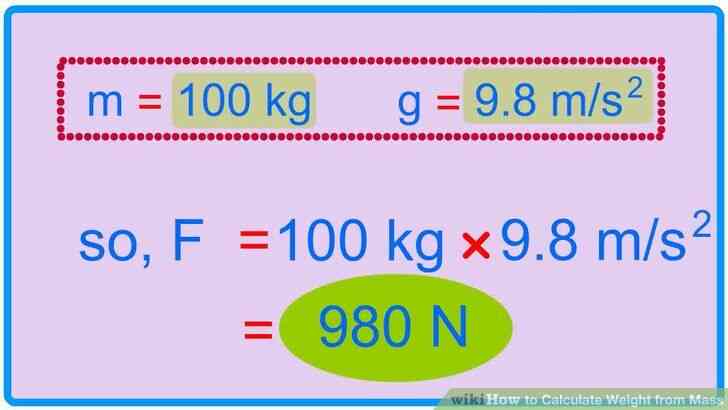 Image intitulée Calculer le Poids de la Masse de l
